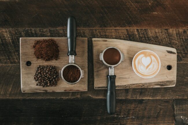 コーヒー豆とカフェイン