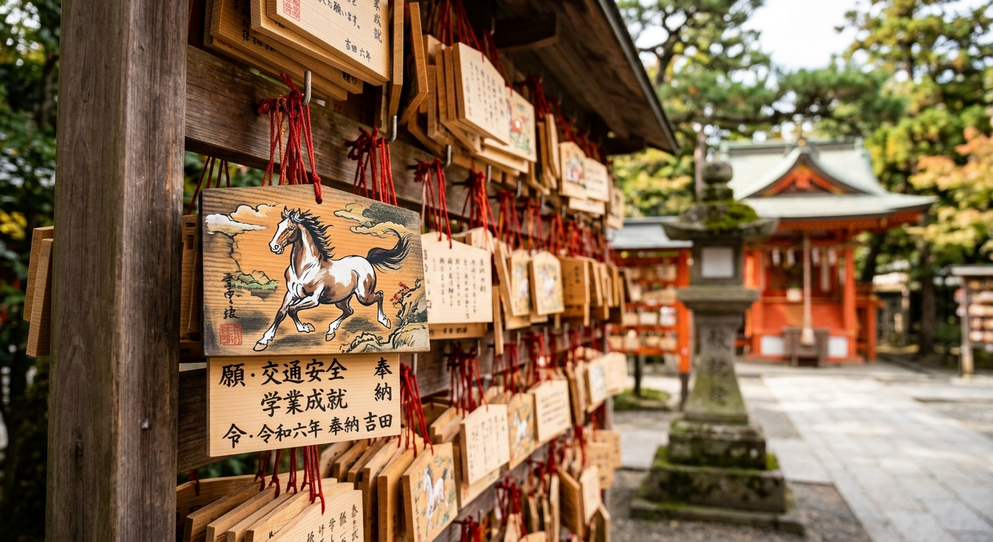 (古代の人々が信じた「神様はお馬さんに乗ってやってくる」という伝説