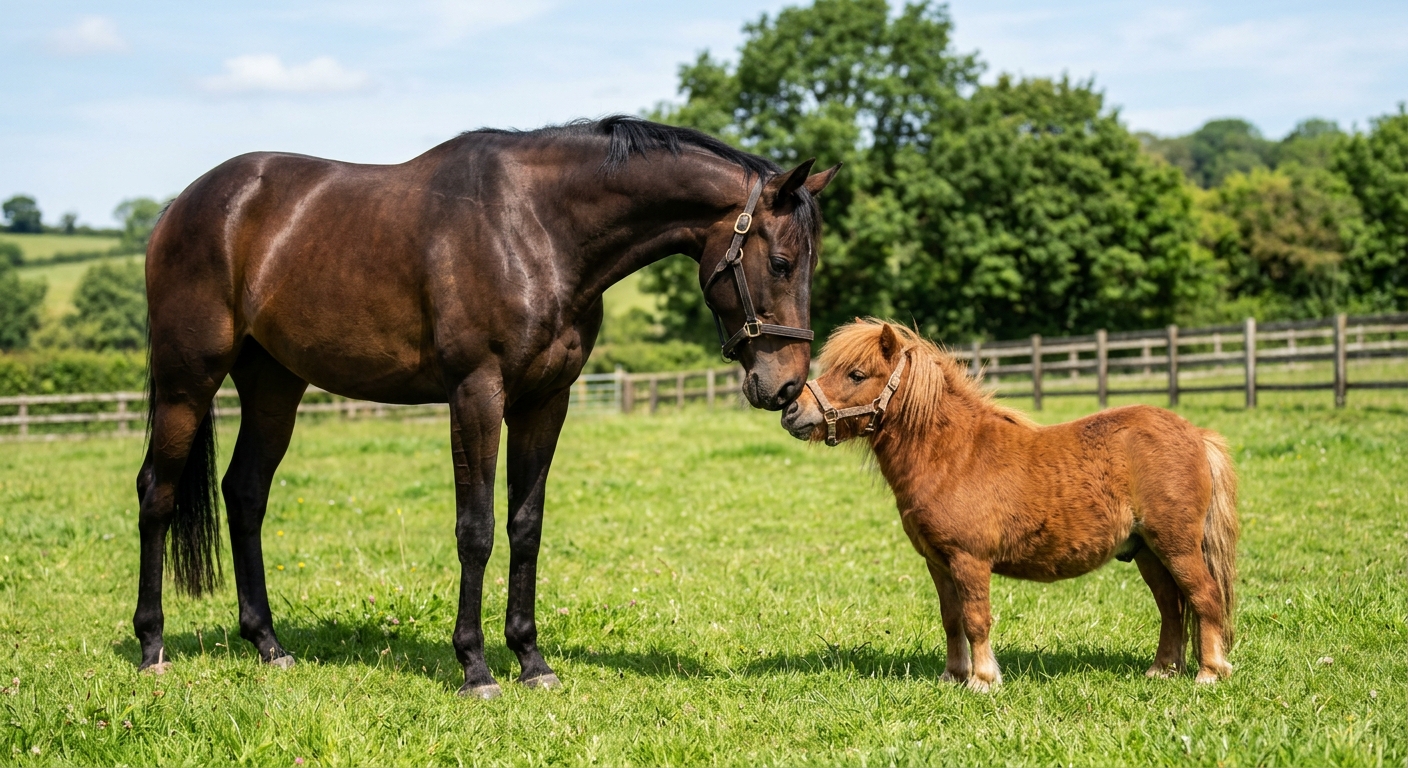 ポニーとお馬さん